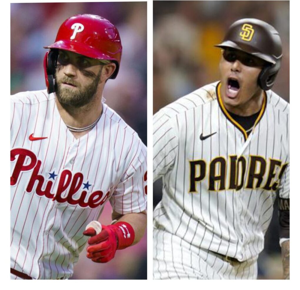 Harper clave y Machado es favorito por los Padres de San Diego 