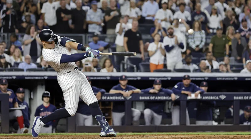 Aaron Judge pelea los lideratos de jonrones, impulsadas y promedio