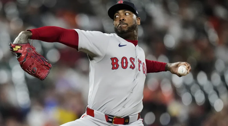 Aroldis Chapman fundamental el juego Medias Rojas-Yankees