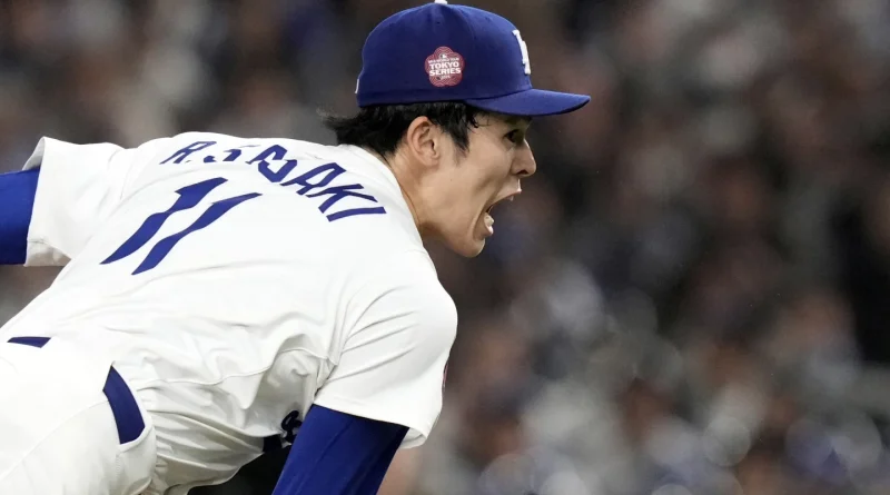 Roki Sasaki logra el dramático salvamento para los Dodgers