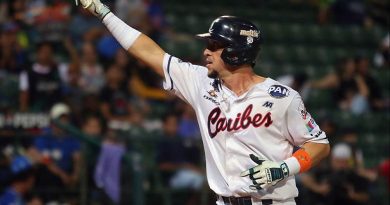 Hernán Pérez y Herlis Rodríguez figuras de Caribes