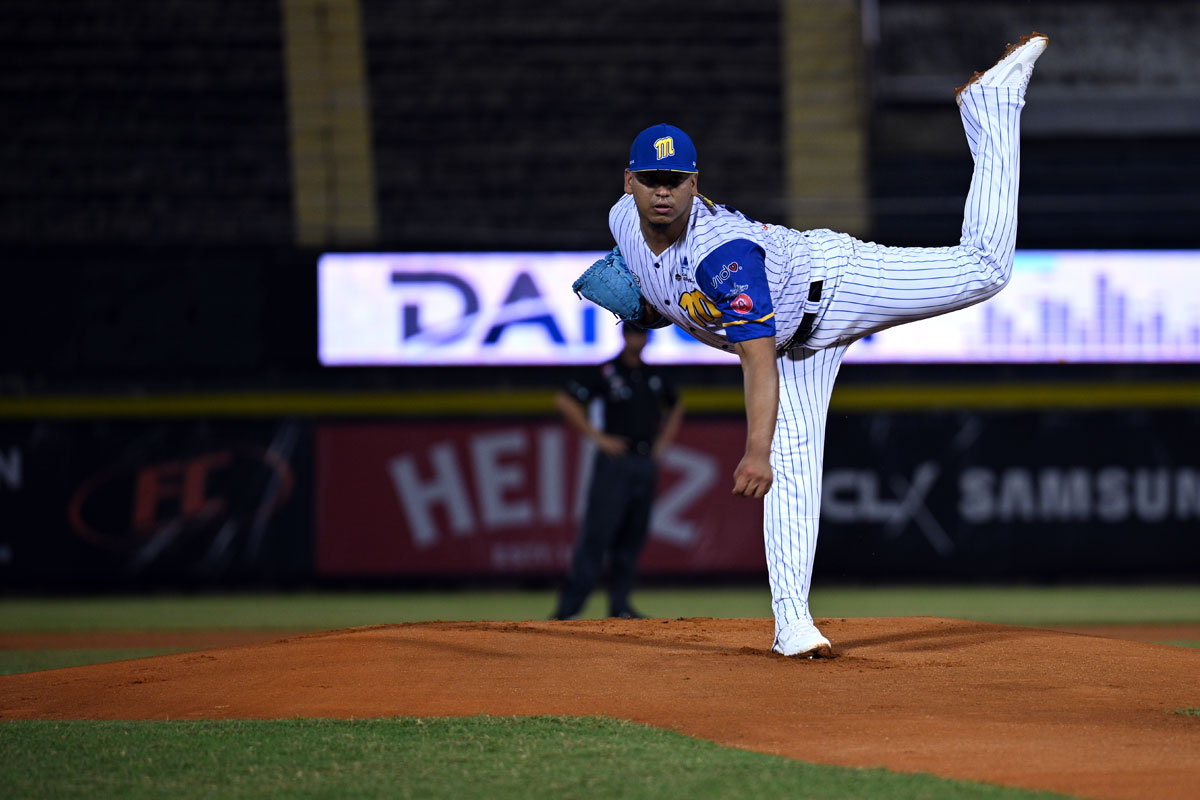 Ricardo Sánchez uno de los líderes de pitcheo en la LVBP 