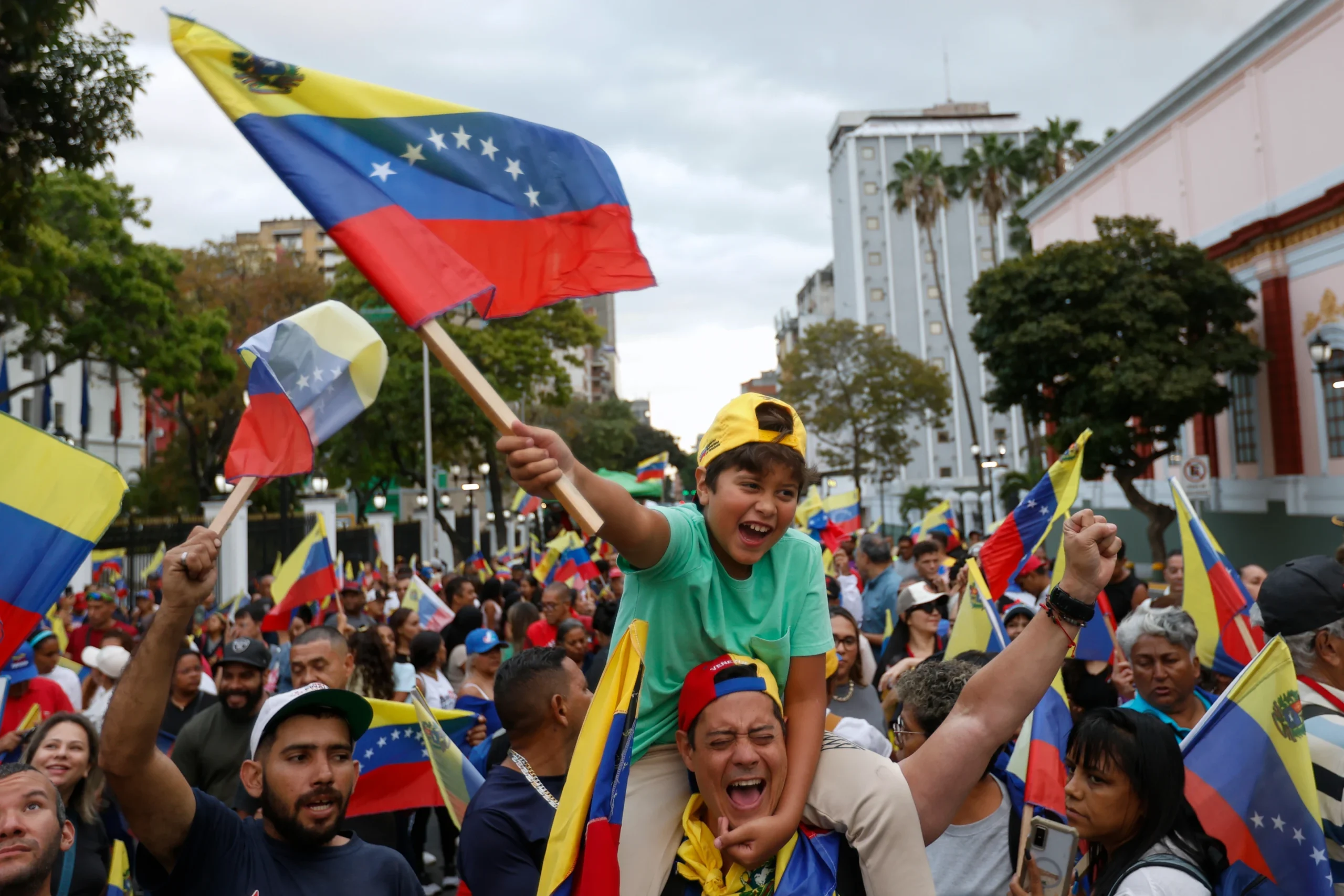 Celebración de Venezuela por el título de campeón del Clásico Mundial de Béisbol