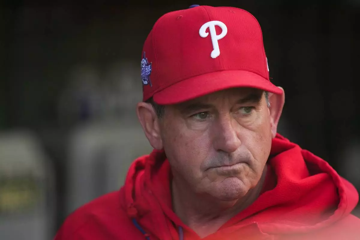 Filis de Filadelfia despiden al manager Rob Thomson