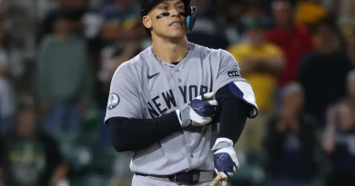 Aaron Judge sufre una fractura en una costilla, perderá tiempo de juego