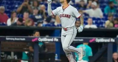 Brayan Rocchio jonrón en barrida de Guardianes ante Marlins